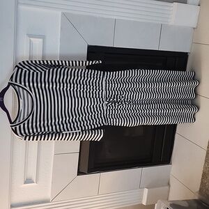 B/W stripe dress